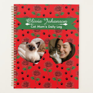 Personalized Cat Mom's Photo and Name Planner