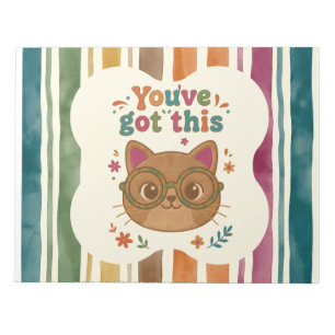 Personalized Cat Notebook School Journal Notepad
