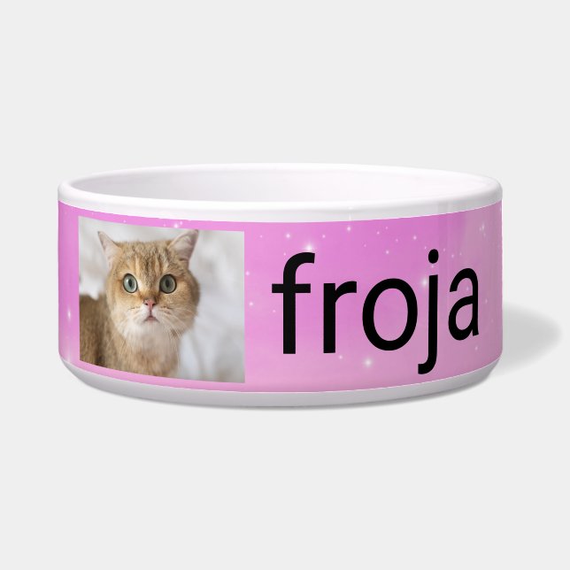 Personalized Cat Photo With Custom name (Front)