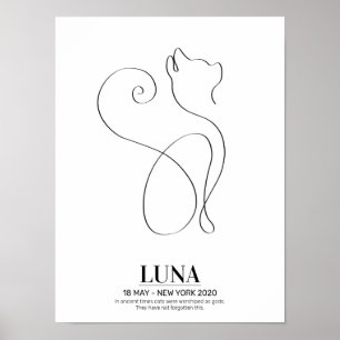 Personalized Cat Poster