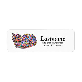 Personalized Cat Return Address Labels