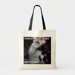 Personalized Cat Tote Bag