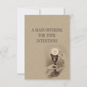 Personalized Catholic Mass Offering