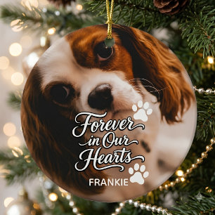 Personalized Cavalier King Charles Pet Memorial Ceramic Ornament