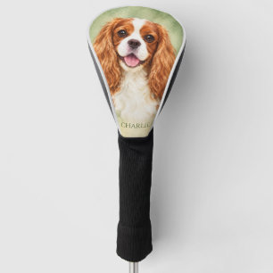 Personalized Cavalier King Charles Spaniel Golf Head Cover