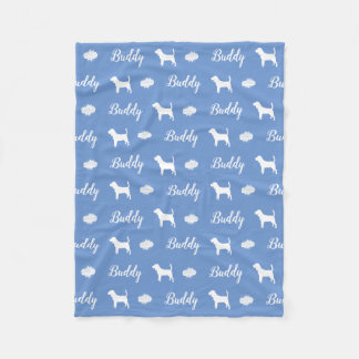 Personalized ceiling for Beagle friends Fleece Blanket