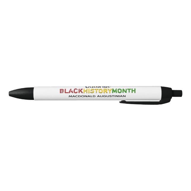 Personalized Celebrate BLACK HISTORY MONTH Ink Pen (Bottom)