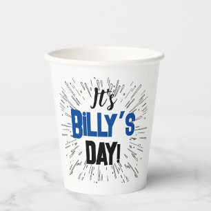 Personalized Celebration  Paper Cups
