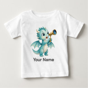 Personalized Celestial Adventure Dragon Baby T-Shirt