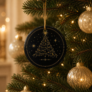 Personalized Celestial Christmas Family Ornament