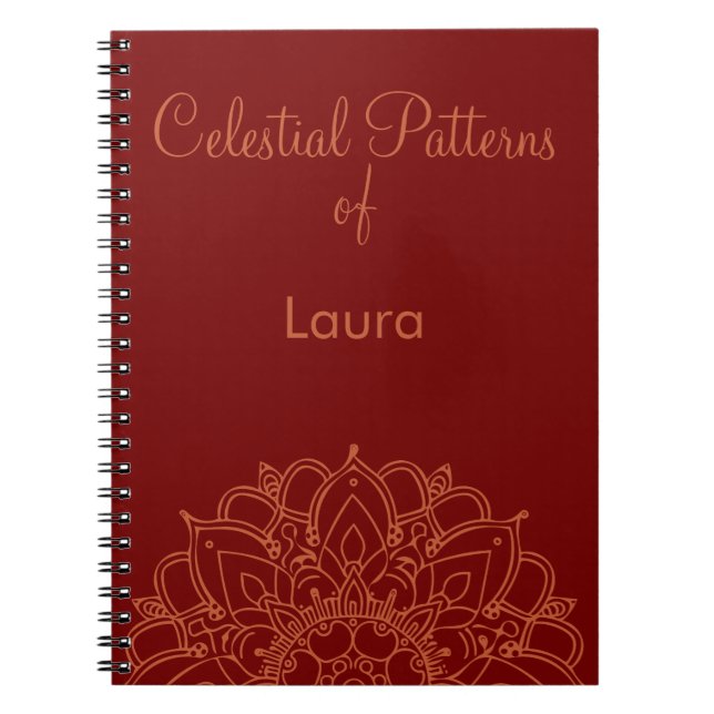Personalized Celestial Patterns Journal (Front)
