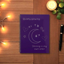 Personalized Celestial Planner Notebook