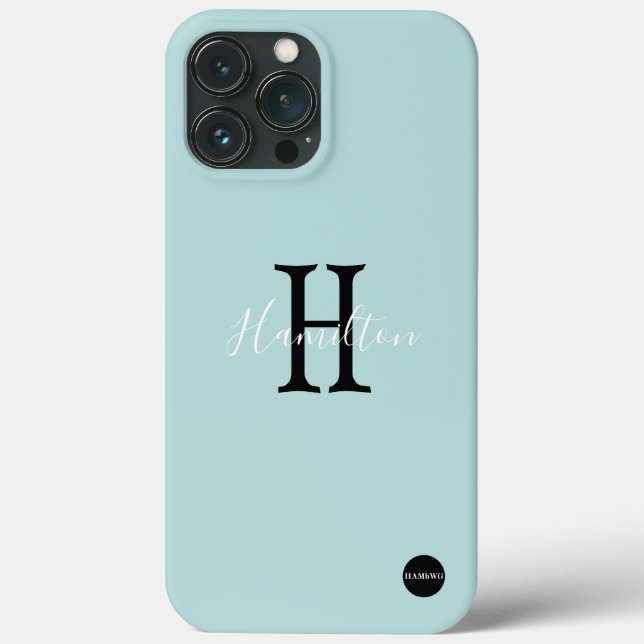 Personalized Cell Phone Case - HAMbyWG  (Back)