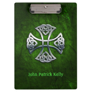 Personalized Celtic Cross Clipboard