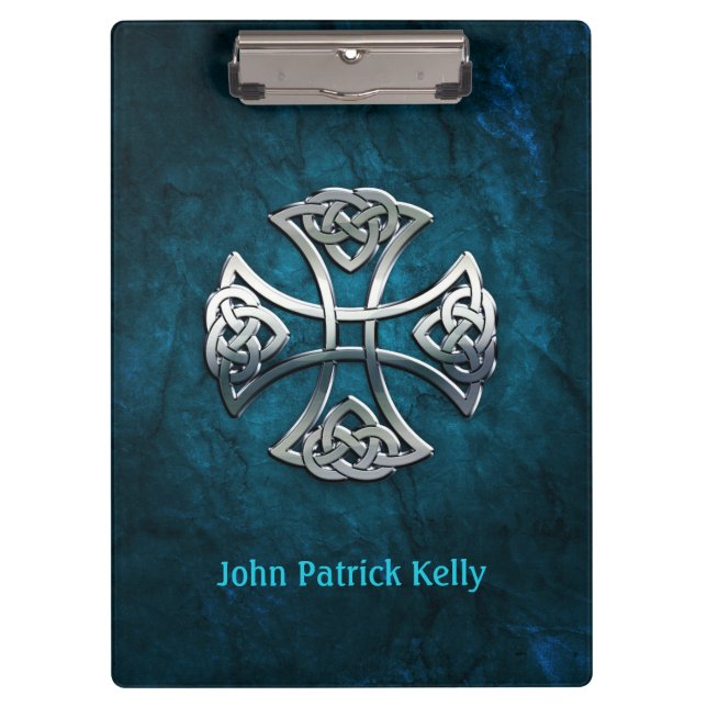Personalized Celtic Cross Clipboard (Front)