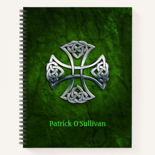 Personalized Celtic Cross Notebook