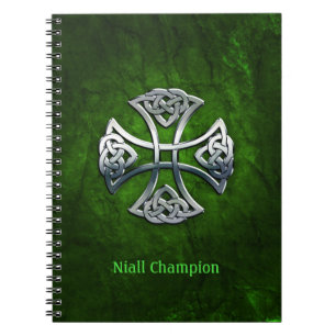 Personalized Celtic Cross Notebook