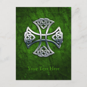 Personalized Celtic Cross Postcard