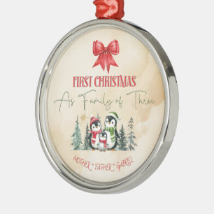 Personalized Ceramic Christmas Ornament – First Ch