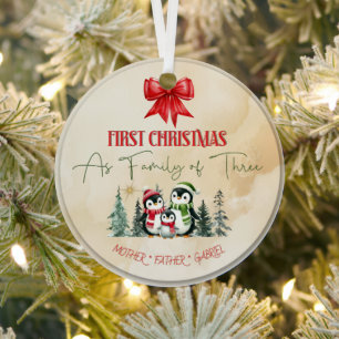 Personalized Ceramic Christmas Ornament – First Ch