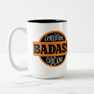 Personalized Certified Chicano  Two-Tone Coffee Mug