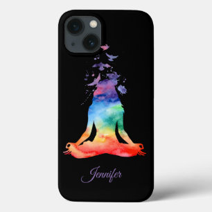 Personalized Chakra Lotus Yoga iPhone Otterbox iPhone 13 Case