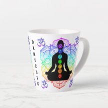 Personalized Chakra Ohm Yogi Zen Mug