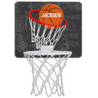 Personalized Chalkboard Basketball and Hoop