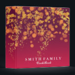 Personalized Chalkboard Family Recipe Cookbook Binder<br><div class="desc">This is beautiful personalized blackboard chalkboard recipe book full of favourite dishes, organized into one beautiful binder. Personalized with your text on the front, and featuring an original illustration of a white fork, knife, and spoon surrounded by a curly swirly border on a burlap looking background. Kitchen tools Recipe binder...</div>