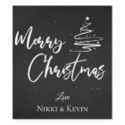Personalized Chalkboard | Merry Christmas