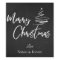 Personalized Chalkboard | Merry Christmas