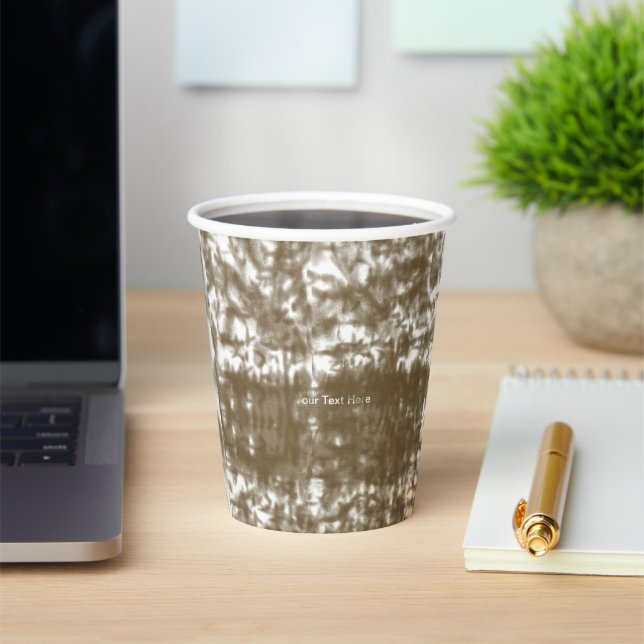 Personalized Champagne Beige Party Cups (Insitu)