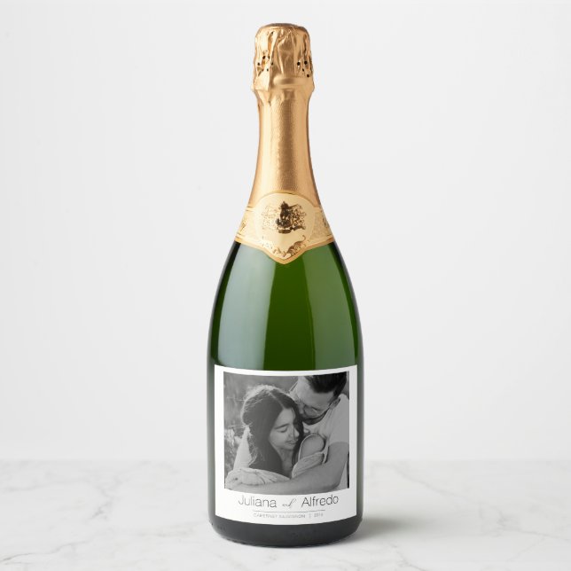 Personalized Champagne Bottle Label (Front)