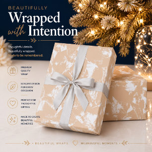Personalized Champagne Gold Wrapping Paper