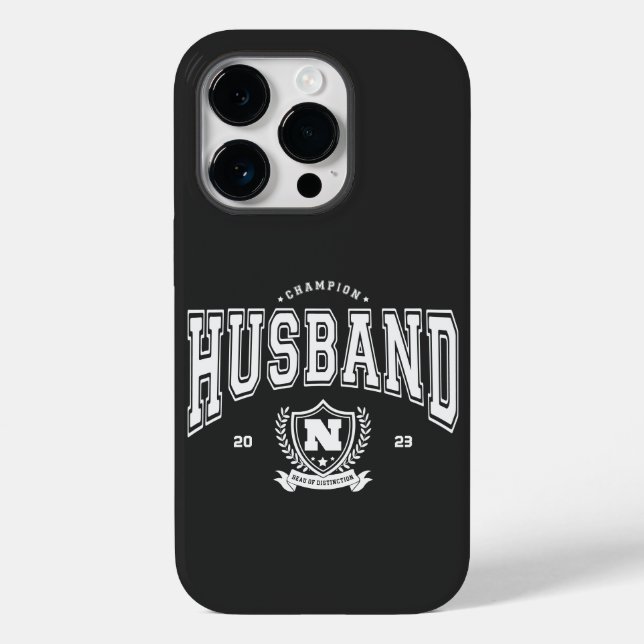 Personalized Champion Husband Funny Men's Gift Case-Mate iPhone Case (Back)