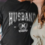 Personalized Champion Husband Funny Men's Gift T-Shirt<br><div class="desc">Elevate celebrations with our "Champion Husband" t-shirt, personalized with a monogram for a unique touch. Ideal for birthdays, anniversaries, and Valentine's Day, this shirt is the perfect blend of humour and sentiment. Gift your husband a laugh and a token of appreciation. Crafted for comfort and style, it's a winning choice...</div>