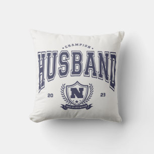 Personalized Champion Husband Funny Men's Gift Throw Pillow