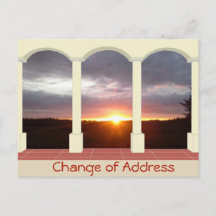 Personalized Change of Address Announcement Postcard
