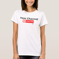 Personalized Channel Subscribe T-Shirt