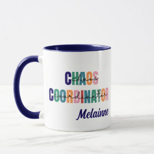 Personalized Chaos Coordinator, Coordinator Gift Mug