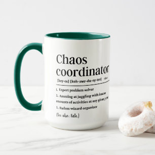 Personalized Chaos coordinator definition Mug