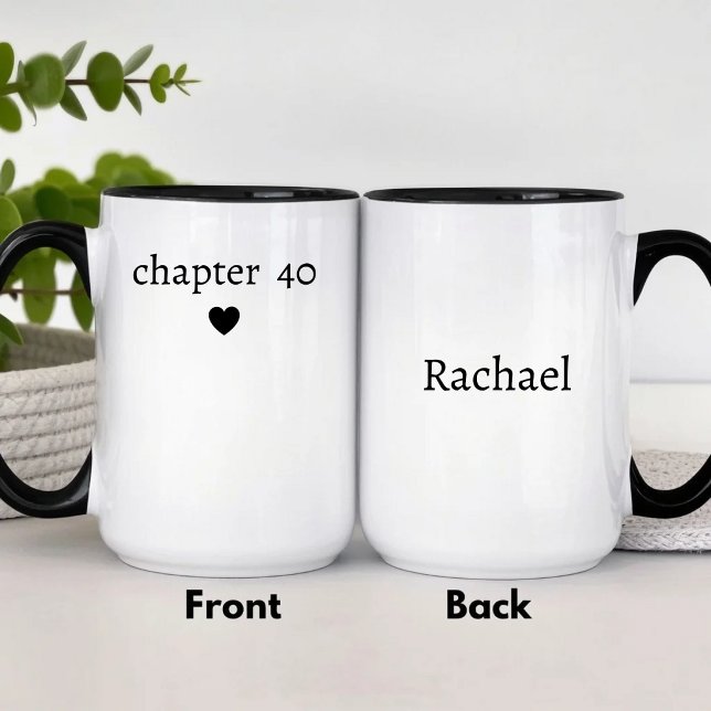 Personalized Chapter 40 th Birthday Mug (Creator Uploaded)