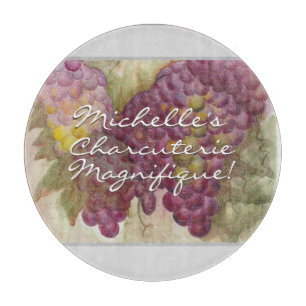 Personalized Charcuterie French Inspired Wine Gift Cutting Board
