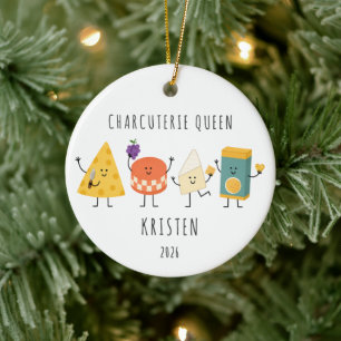 Personalized Charcuterie Queen Ornament