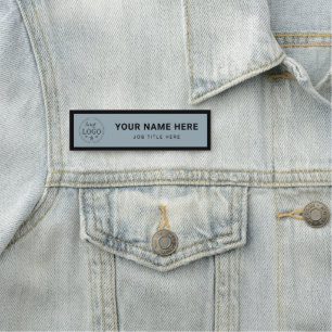 Personalized Chatham Blue 3.5" X 1" Rectangle Name Tag