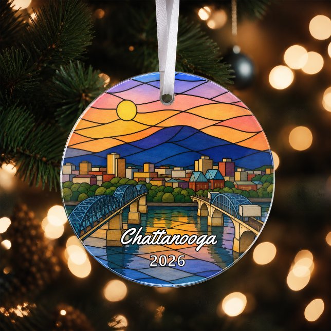 Personalized Chattanooga Acrylic Ornament, Custom  Ornament (Creator Uploaded)