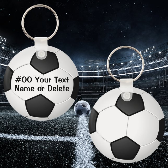 Personalized Cheap Soccer Gifts for Girls & Boys Keychain (Cheap Soccer Team Gifts. Soccer Party Favors for your End of Soccer Season Party. Soccer Keychains.)