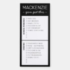 Personalized Checkbox Routine Reminders