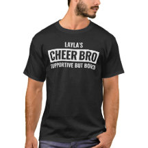 Personalized Cheer Bro for Men Custom Brother Gift