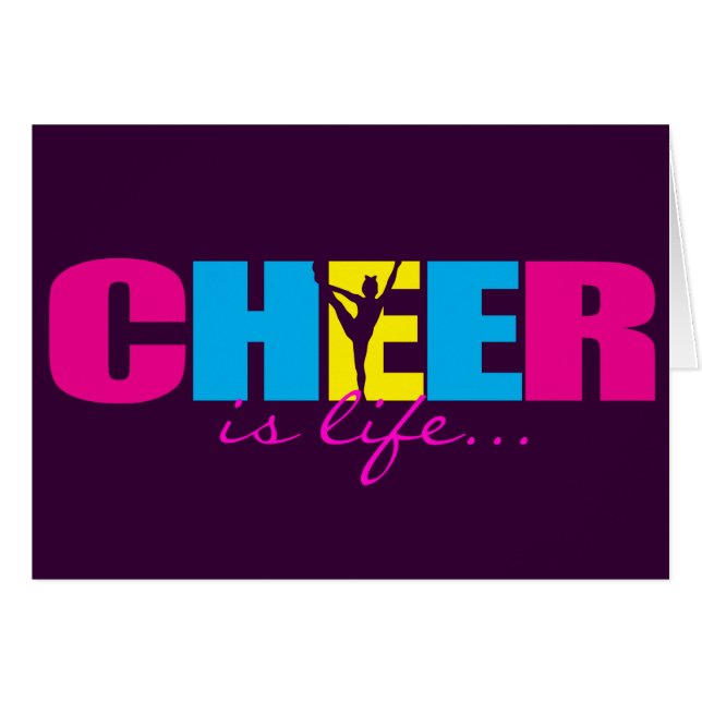 Personalized Cheer Cheerleading Purple (Front Horizontal)